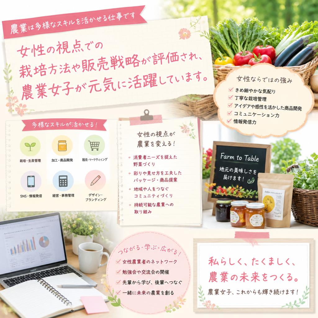農業女子が活躍する理由