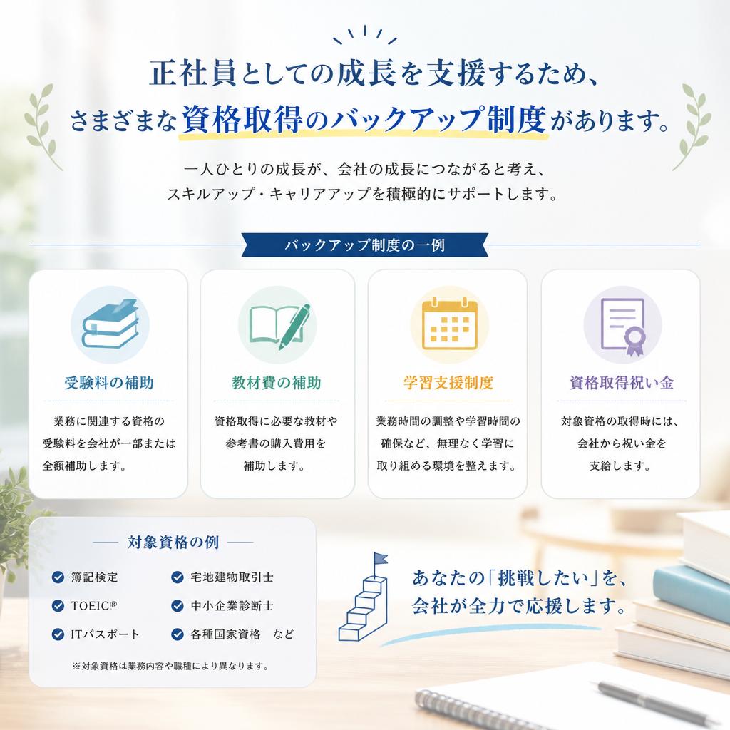 資格取得支援制度