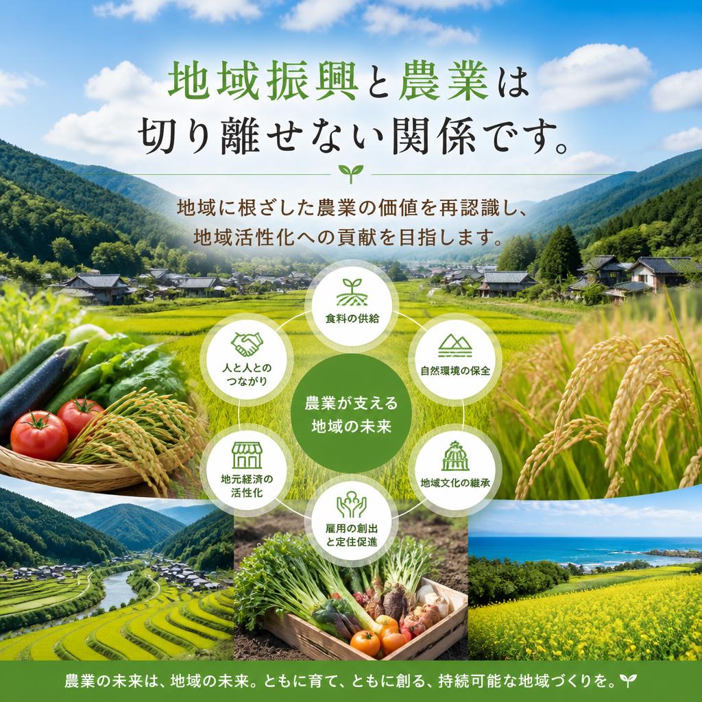 地域振興の中心にある農業