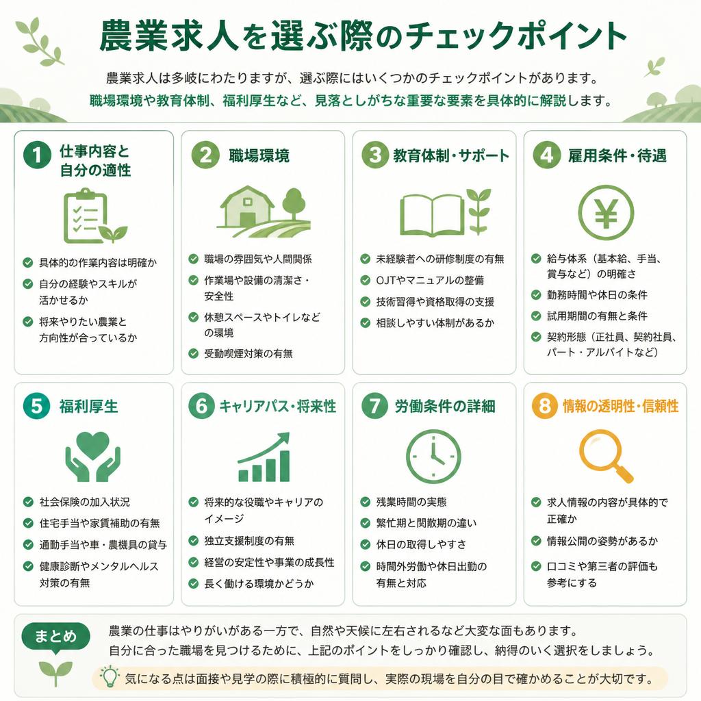 失敗しない求人の選び方